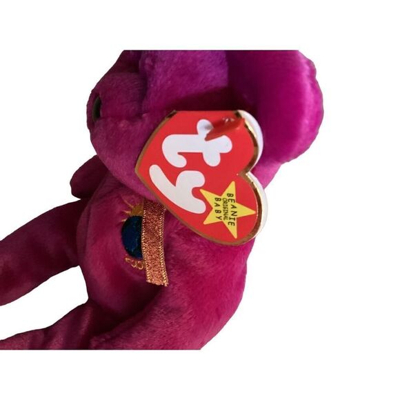 1999 Retired Millenium Bear Ty Beanie Baby Plush Collectible - Picture 4 of 11